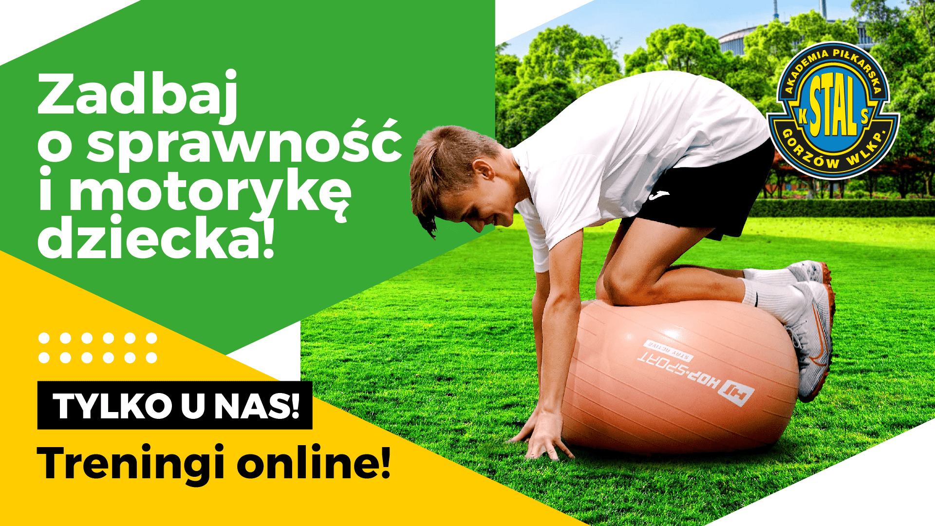 Trening online motoryka Akademia Piłkarska Stal Gorzów