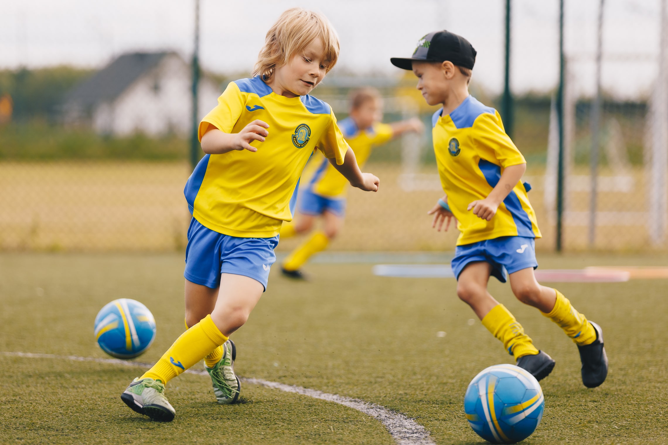 Trening na boisku APSG