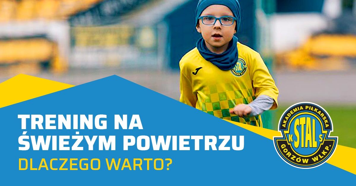 trening piłkarski na świeżym powietrzu